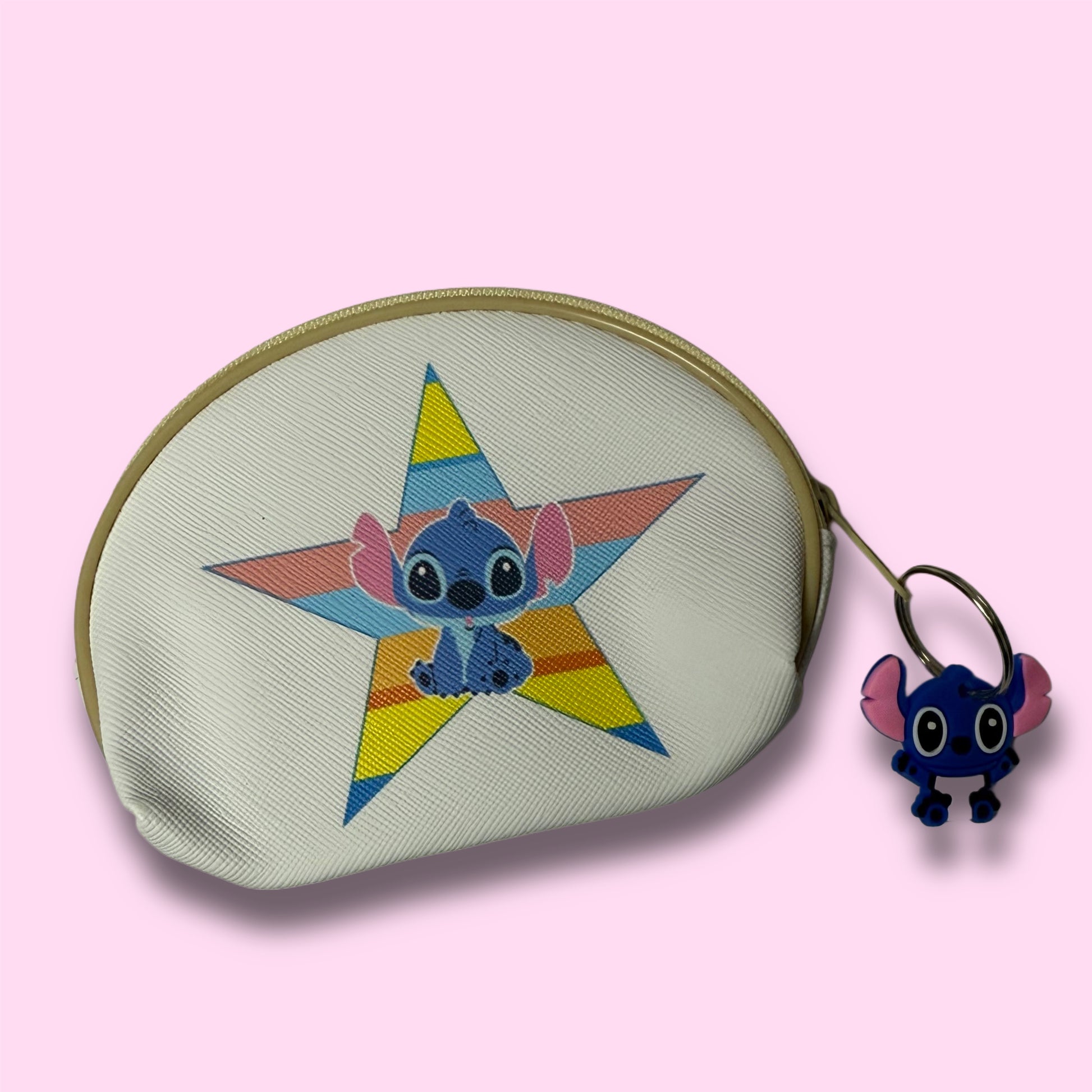 Blue bestie coin bag-star