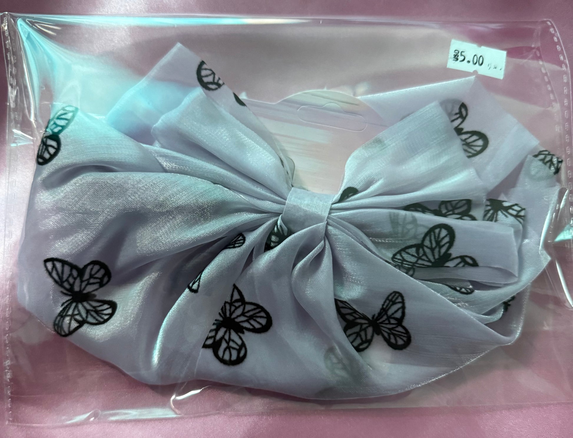 Butterfly bow- purple