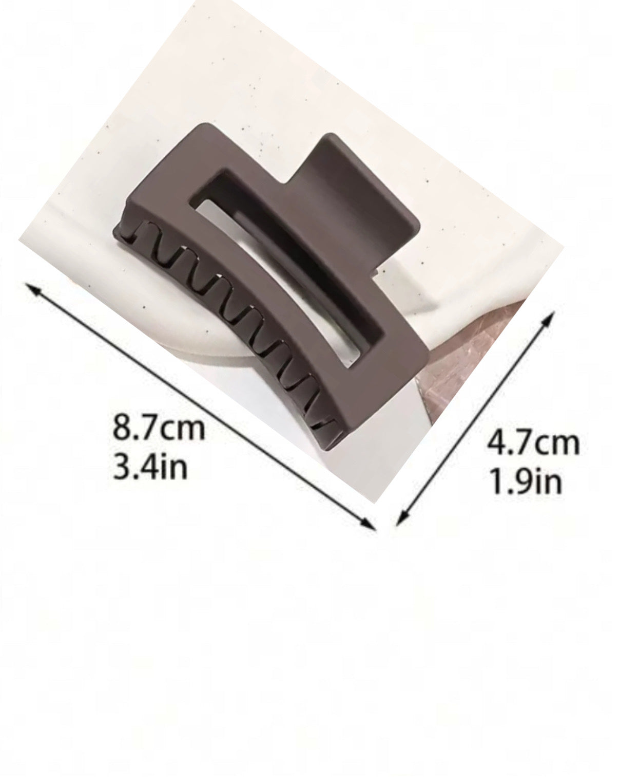 Hair Clip- chocolate brown