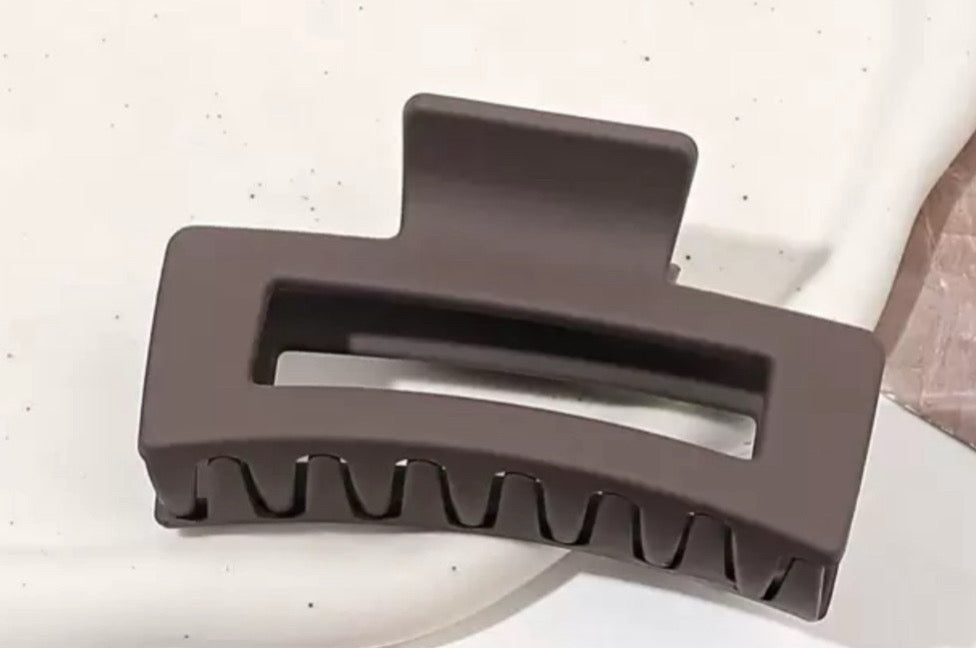 Hair Clip- chocolate brown