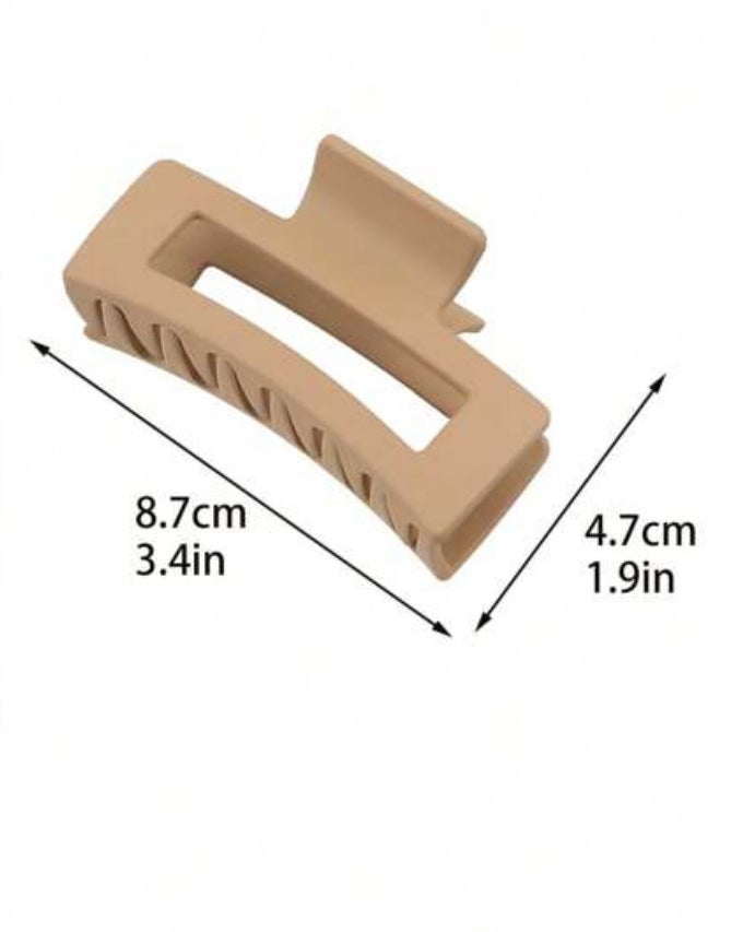 Hair clip- tan
