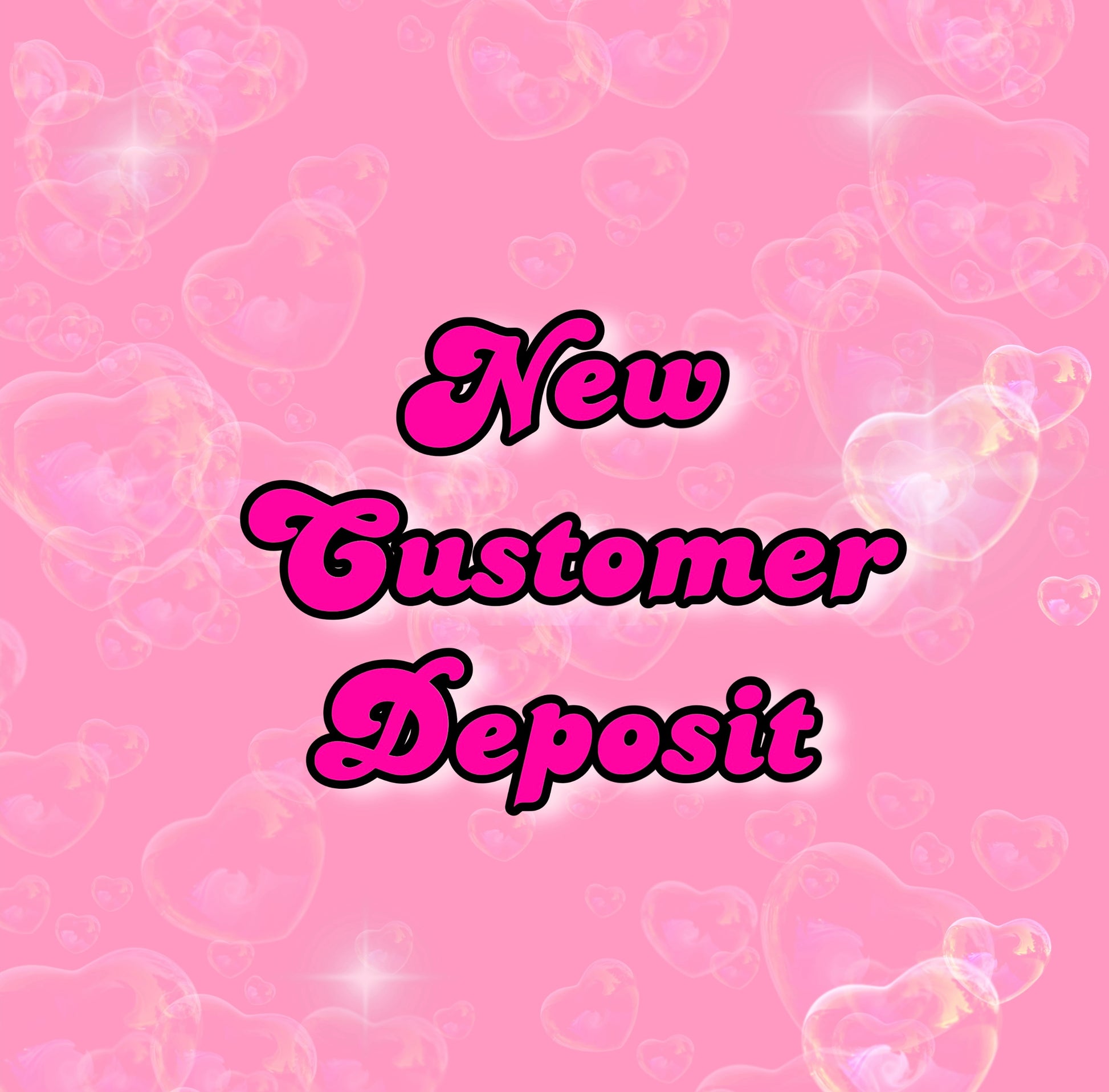 New customer deposit to shop Live